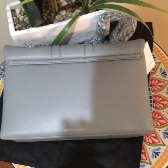 kurt Geiger London Kensington Leather Chain Strap Bag - Picture 10 of 17